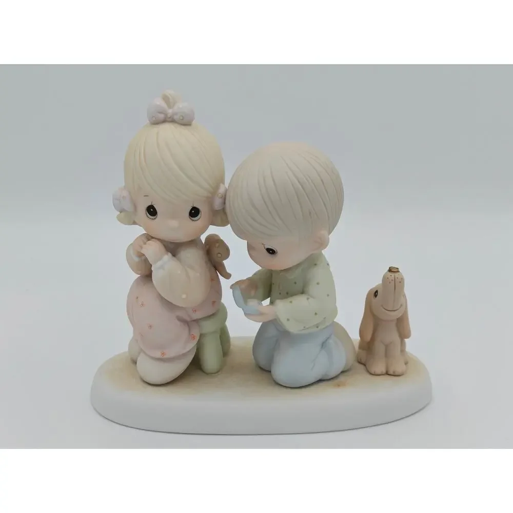 Precious Moments With‎ This Ring I Figurine 1987 Enesco 104019 Wedding Gift Love